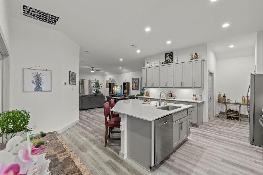 Furnished interior view inside a new home in Westwood, League City (Image 19). Furnished interior view inside a new home in Westwood, League City (Image 19).