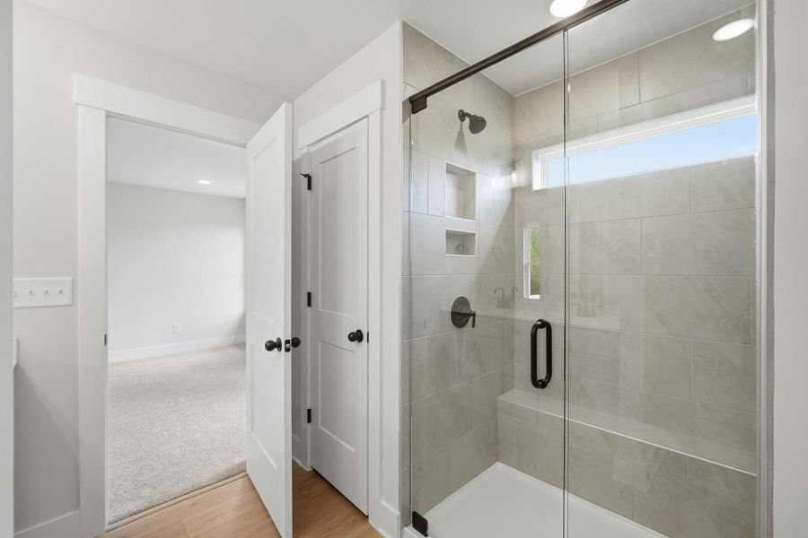 Furnished interior view inside a new home in Blythe Mill Townhomes, Waxhaw (Image 11).
