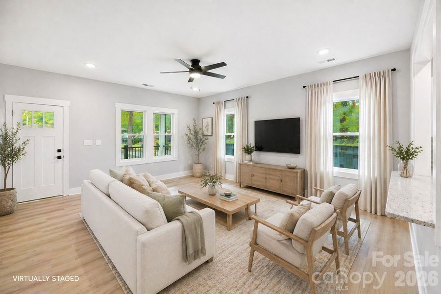 Virtually Staged - Living Room