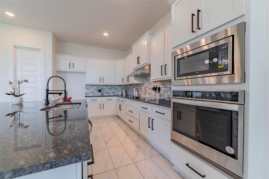 Furnished interior view inside a new home in Spicewood Trails, Spicewood (Image 5). Furnished interior view inside a new home in Spicewood Trails, Spicewood (Image 5).
