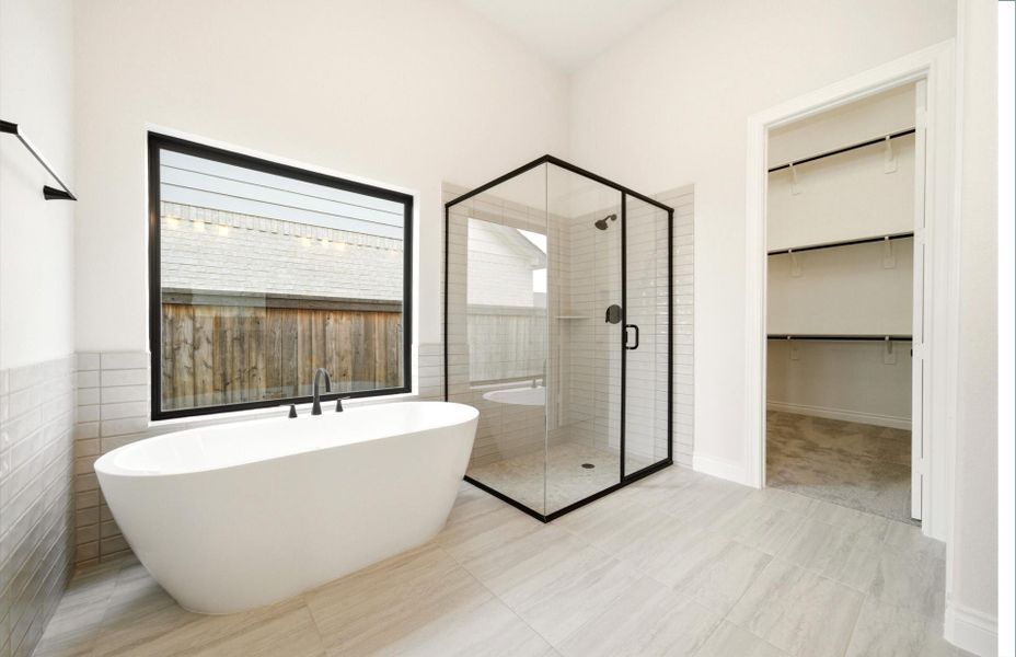 Furnished interior view inside a new home in Bridgeland 60′, Cypress (Image 10).