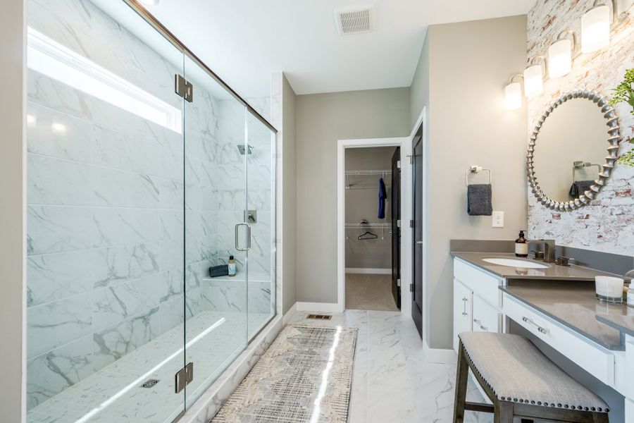 Representative furnished interior of a home built from the Leland by Fischer Homes in Leeland Farms, Fuquay Varina (Image 25).