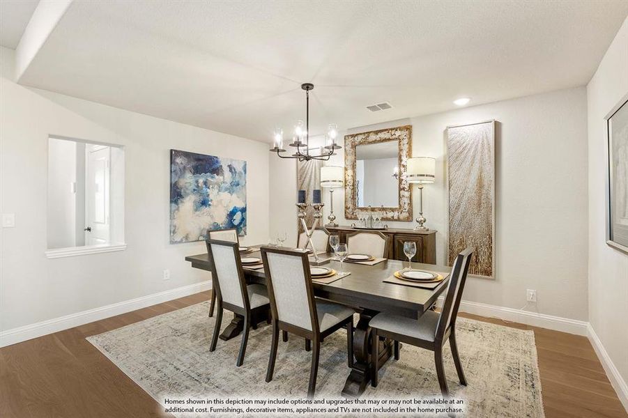 Furnished interior view inside a new home in Timberbrook 3B-4A, Justin (Image 3).