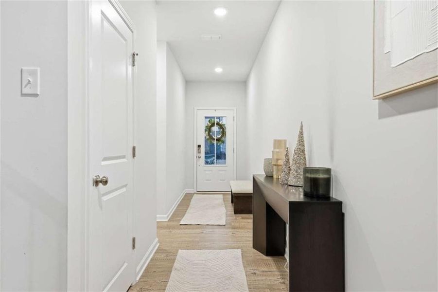 Furnished interior view inside a new home in Kingsley Creek, Lithonia (Image 18).