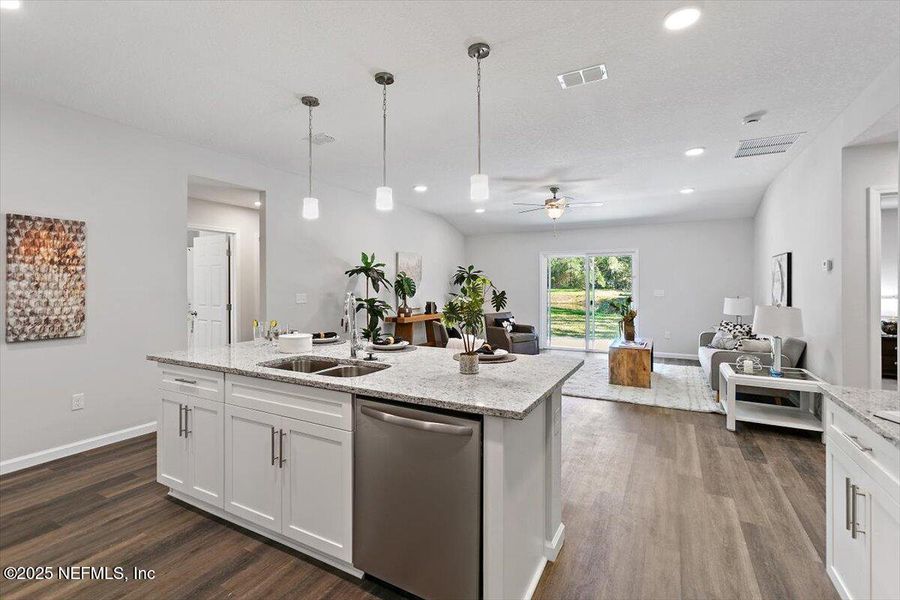 Furnished interior view inside a new home in , Jacksonville (Image 6).