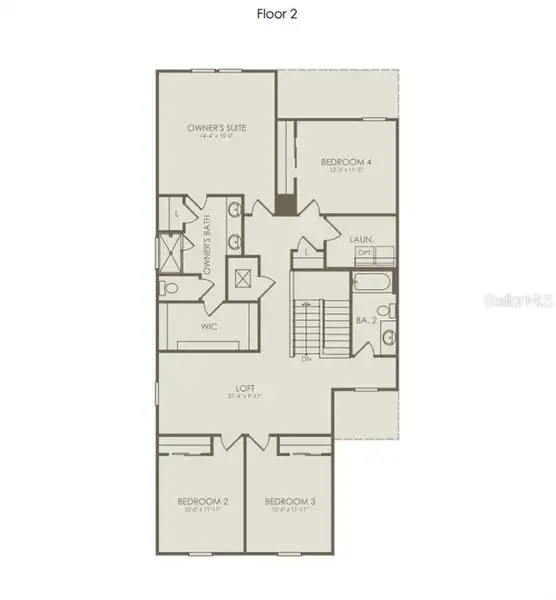 2D floor plan layout of this home in Hartford Terrace, Davenport, FL (Image 4). 2D floor plan layout of this home in Hartford Terrace, Davenport, FL (Image 4).