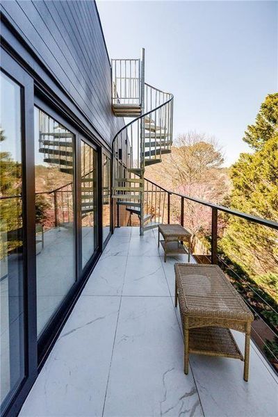 Exterior details and patio area of a home in , Marietta (Image 4).