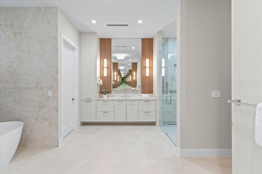 Furnished interior view inside a new home in , Miami (Image 33). Furnished interior view inside a new home in , Miami (Image 33).