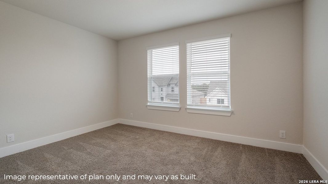 Spacious, unfurnished interior of a new home in Brookstone Creek, San Antonio (Image 11).