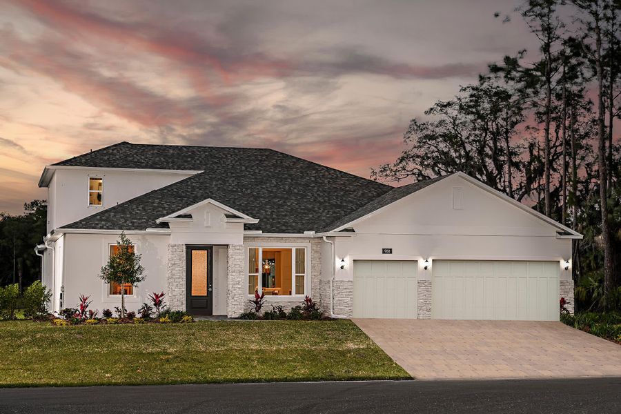 Exterior | Brentwood Executive | Park View at the Hills in Minneola, Florida | Landsea Homes