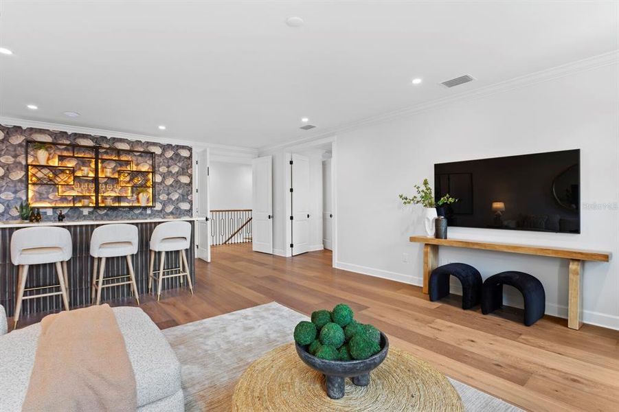 Furnished interior view inside a new home in , Tampa (Image 55).
