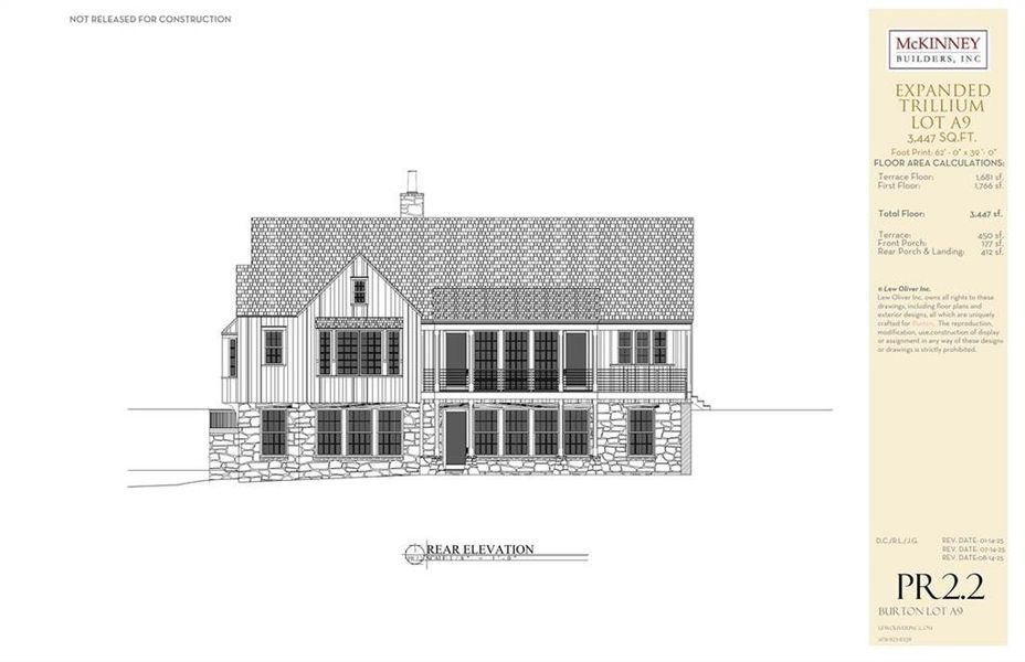 Exterior rendering of this home design in , Clarkesville, GA (Image 5).