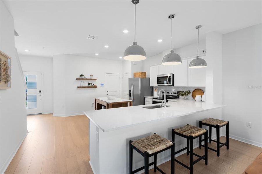 Furnished interior view inside a new home in Oviedo Square, Oviedo (Image 10).