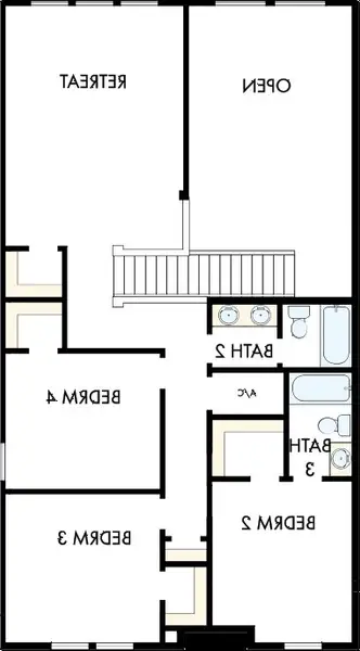 2D floor plan layout of this home in Lakeview Crossing – Tradition Series, Sarasota, FL (Image 3). 2D floor plan layout of this home in Lakeview Crossing – Tradition Series, Sarasota, FL (Image 3).