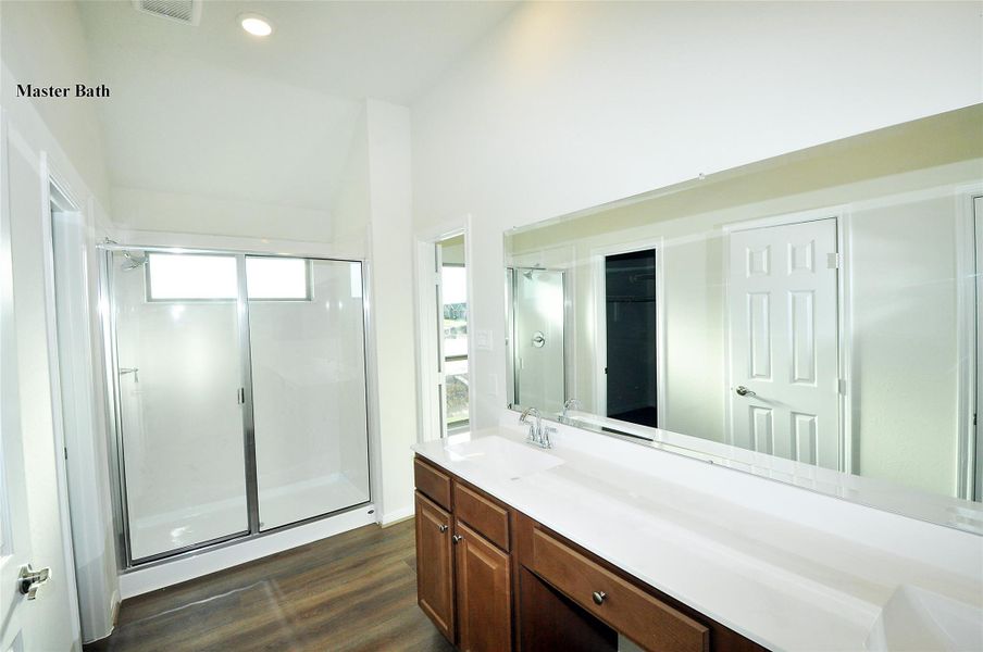 Furnished interior view inside a new home in , League City (Image 9).
