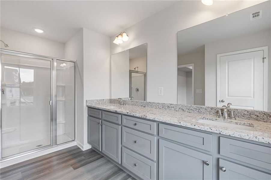 Furnished interior view inside a new home in , Dacula (Image 6).