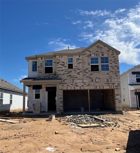 In-progress construction of a new home in Sanford Farms, Waller, TX (Image 20).