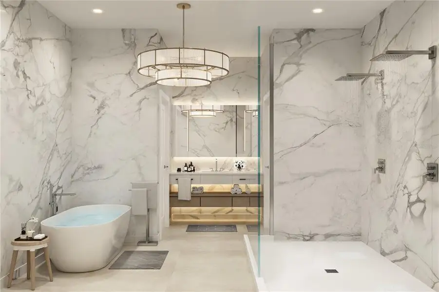 Furnished interior view inside a new home in , Sarasota (Image 8).