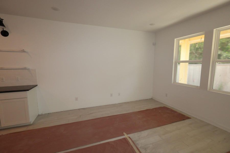 Dining area - still under construction!