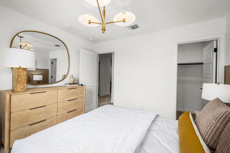 Representative furnished interior of a home built from the Waller by Pulte Homes in Monarch on Main, Round Rock (Image 43). Representative furnished interior of a home built from the Waller by Pulte Homes in Monarch on Main, Round Rock (Image 43).