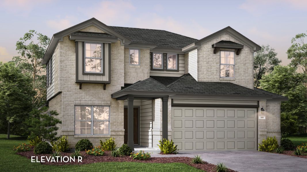 Representative exterior photo of a completed home built from the Blanco by CastleRock Communities in Sagebrook, Argyle, TX (Image 2).