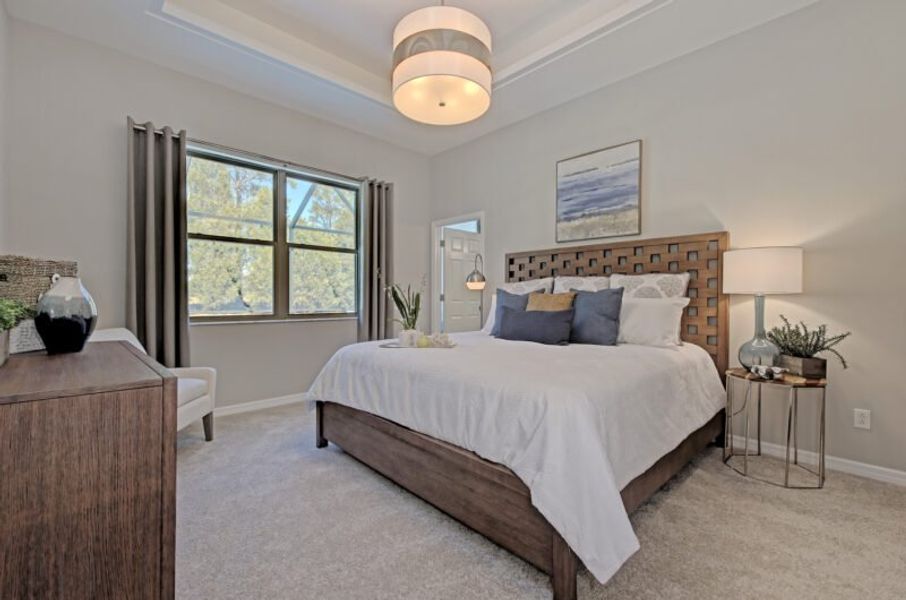 Representative furnished interior of a home built from the Harbour by Medallion Home in The Willows, Parrish (Image 12).