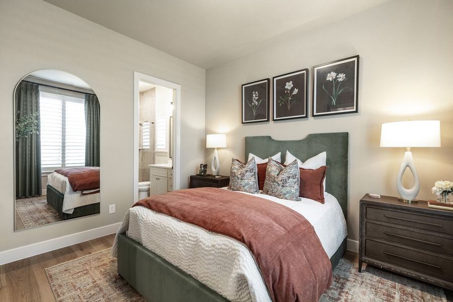 Representative Secondary Bedroom - some options shown