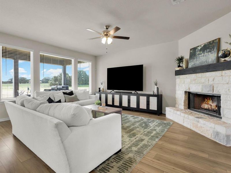 Furnished interior view inside a new home in Regent Park, Springtown (Image 27).