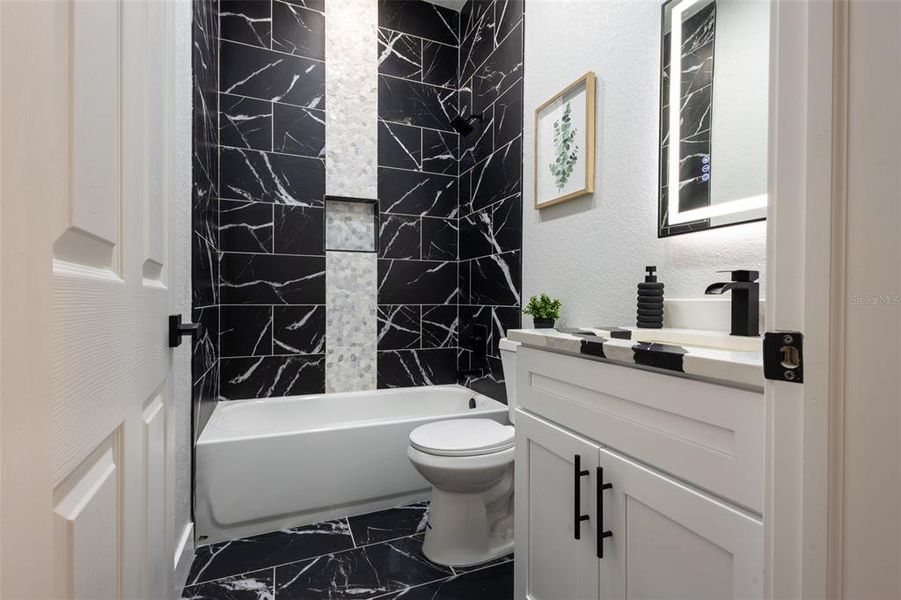 Furnished interior view inside a new home in , New Port Richey (Image 37).