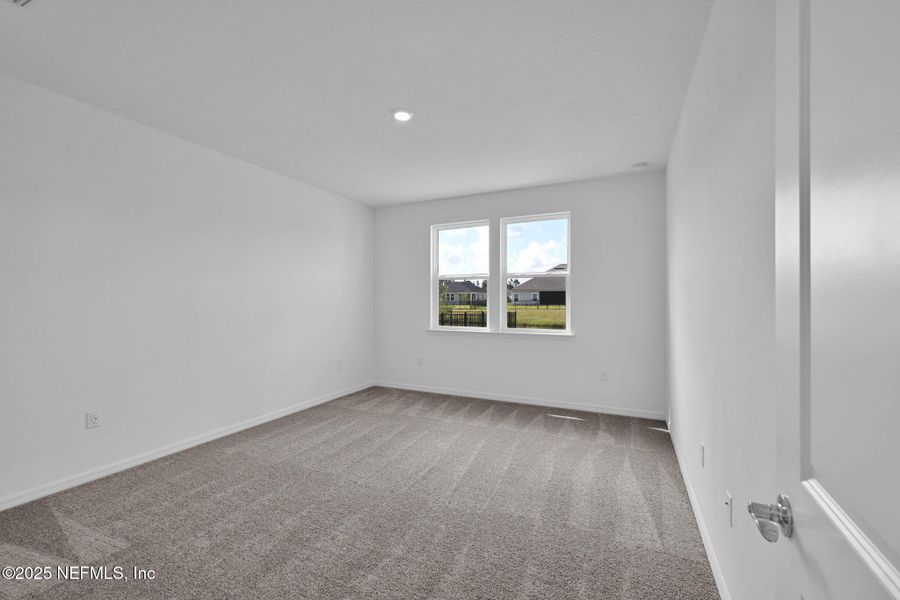 Spacious, unfurnished interior of a new home in Hyland Trail, Green Cove Springs (Image 26). Spacious, unfurnished interior of a new home in Hyland Trail, Green Cove Springs (Image 26).