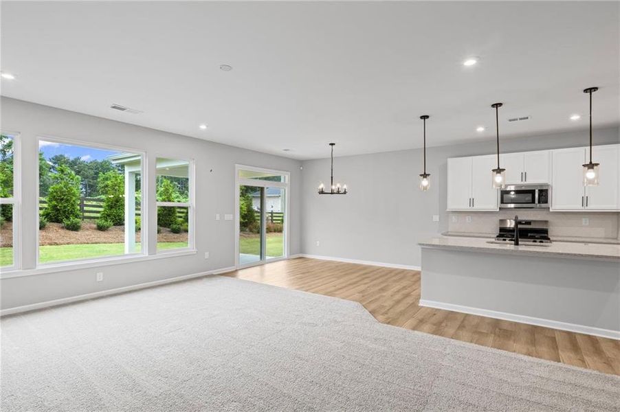Furnished interior view inside a new home in Laurel Farms, Dallas (Image 14). Furnished interior view inside a new home in Laurel Farms, Dallas (Image 14).