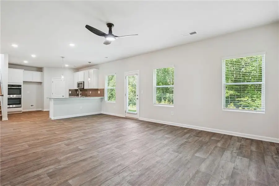 Spacious, unfurnished interior of a new home in River Walk Farm, Covington (Image 13). Spacious, unfurnished interior of a new home in River Walk Farm, Covington (Image 13).
