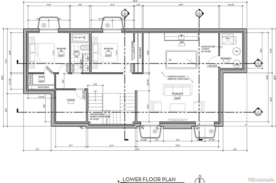 2D floor plan layout of this home in , Denver, CO (Image 32).