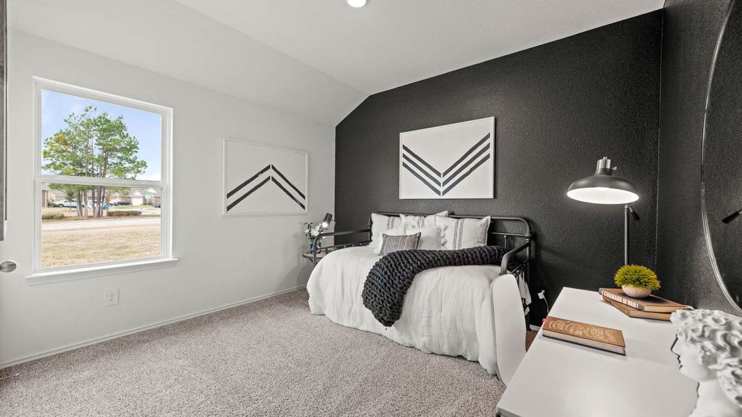 Furnished interior view inside a new home in Porters Mill, New Caney (Image 17).