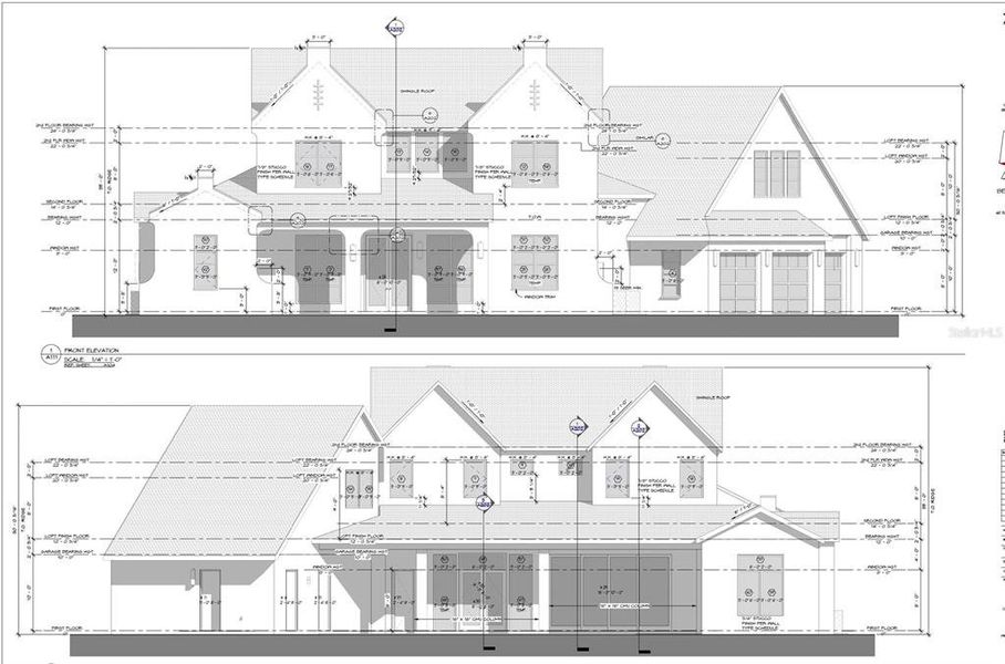Exterior rendering of this home design in , Winter Park, FL (Image 2). Exterior rendering of this home design in , Winter Park, FL (Image 2).