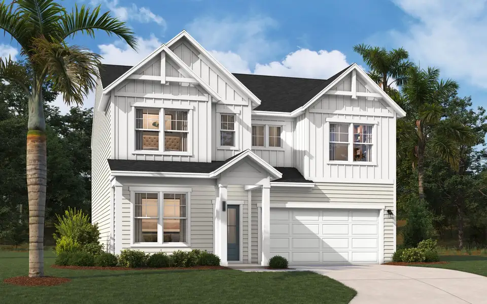 Representative exterior photo of a completed home built from the The Indigo by Stanley Martin Homes in Chapin Place, Chapin, SC (Image 21).