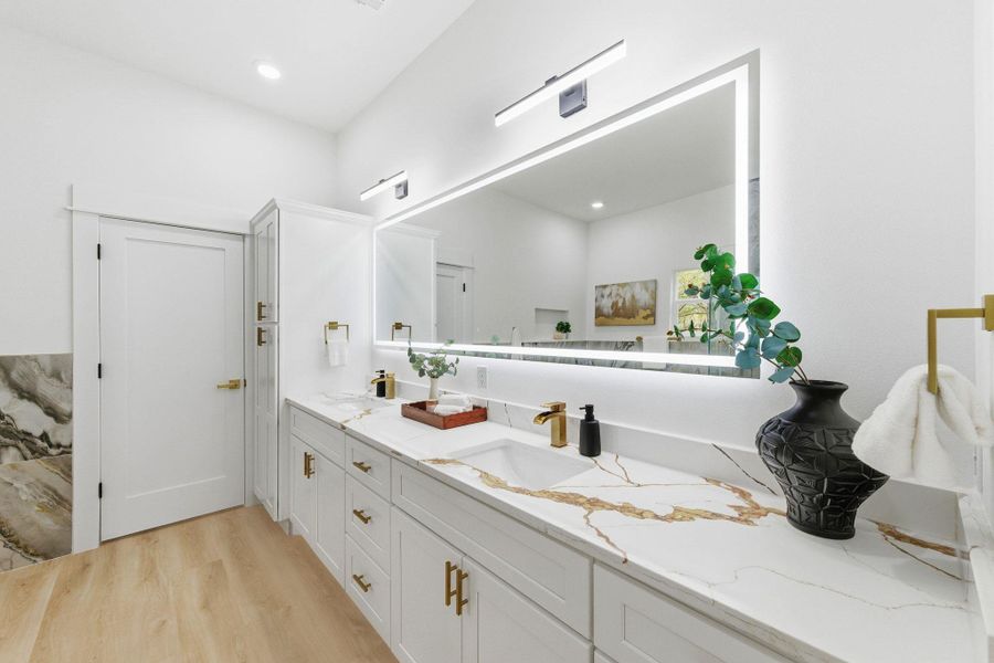 Furnished interior view inside a new home in , Bastrop (Image 9).