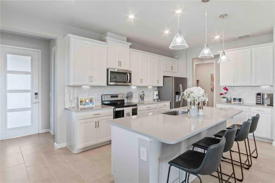 Furnished interior view inside a new home in , Venice (Image 11). Furnished interior view inside a new home in , Venice (Image 11).