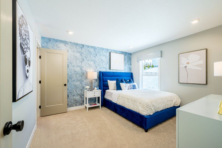 Representative furnished interior of a home built from the Wyatt by Fischer Homes in Twin Lakes, Hoschton (Image 27).