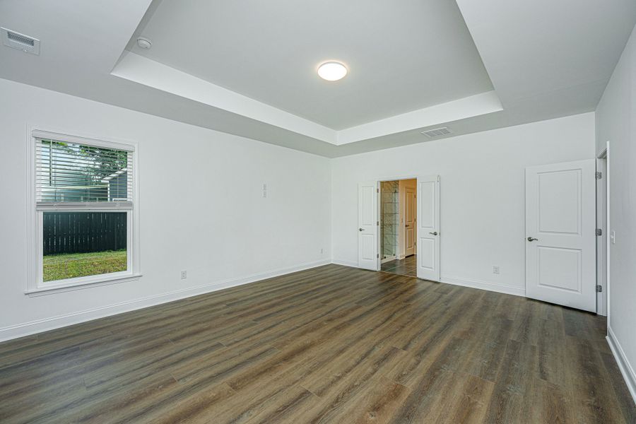 Representative unfurnished interior of a home built from the Mercer by Center Park Homes in Central Estates, Summerville (Image 15). Representative unfurnished interior of a home built from the Mercer by Center Park Homes in Central Estates, Summerville (Image 15).