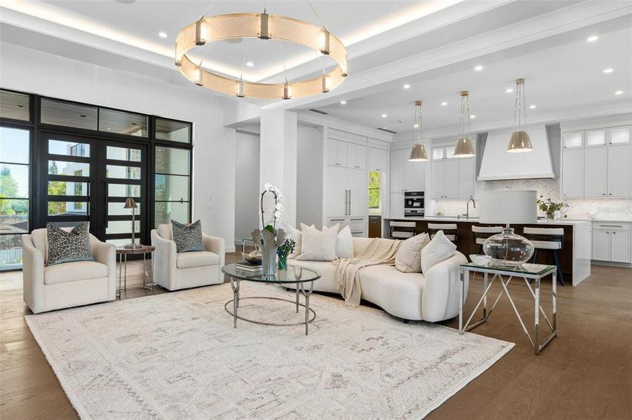 Furnished interior view inside a new home in , Sarasota (Image 10).