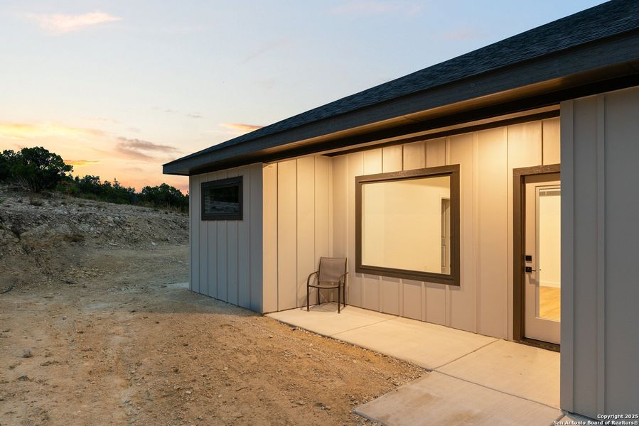 Exterior details and patio area of a home in , San Antonio (Image 24).