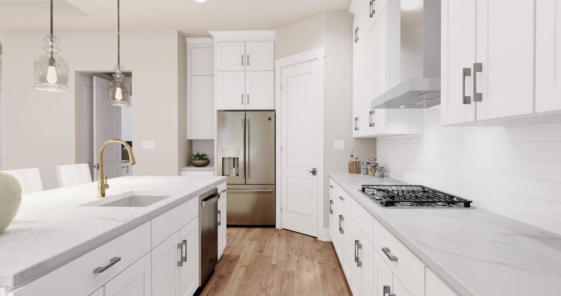 Seacrest Kitchen View to Pantry