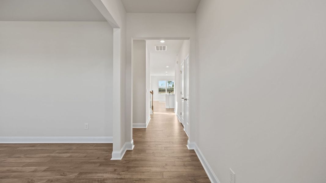 Spacious, unfurnished interior of a new home in Beaver Dam Crossing, Bailey (Image 14). Spacious, unfurnished interior of a new home in Beaver Dam Crossing, Bailey (Image 14).