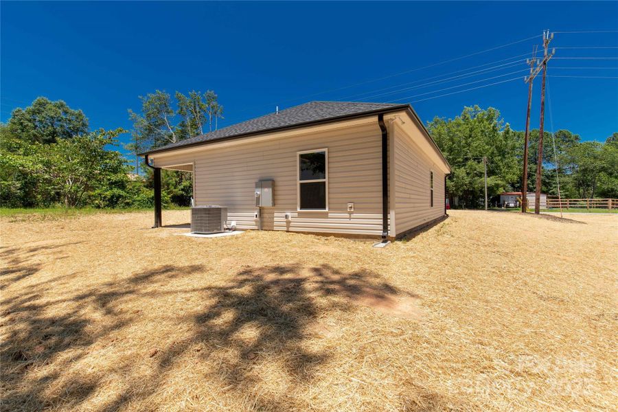 Exterior details and patio area of a home in , Clover (Image 17). Exterior details and patio area of a home in , Clover (Image 17).