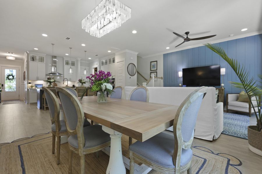 Furnished interior view inside a new home in , Mount Pleasant (Image 12).