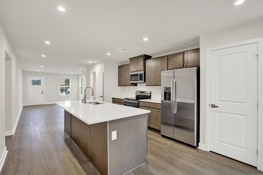 Furnished interior view inside a new home in Cobblestone at East Argent, Hardeeville (Image 5).