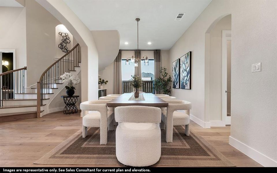 Furnished interior view inside a new home in Green Meadows, Celina (Image 19).