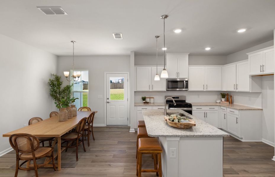 Furnished interior view inside a new home in Saunders Farm, Willow Spring (Image 16).