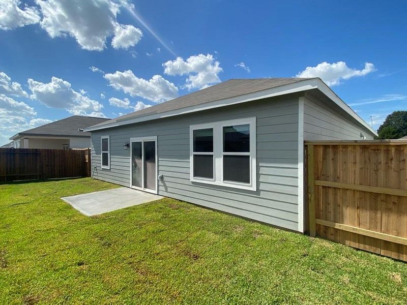 Exterior details and patio area of a home in Williams Landing, Waller (Image 3).